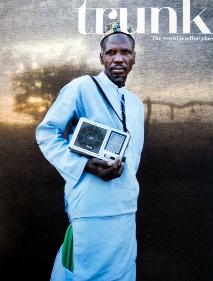 Trunk Magazine - Cover shot  Image © Jason Florio - 'Silafando' portrait of Gambian village chief, West Africa