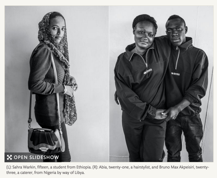 VQR: Portraits of refugees and migrants by Jason Florio