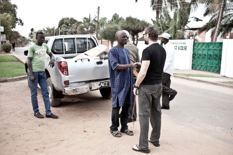 Handshake and thanks, Florio & Hassoum