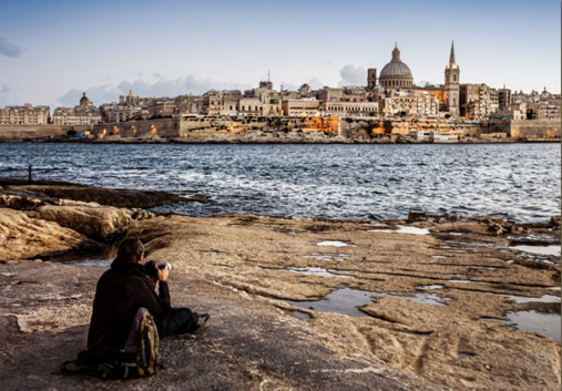 Valletta, as seen from Sliema, across the creek. Image © Helen Jones-Florio for Morning Calm