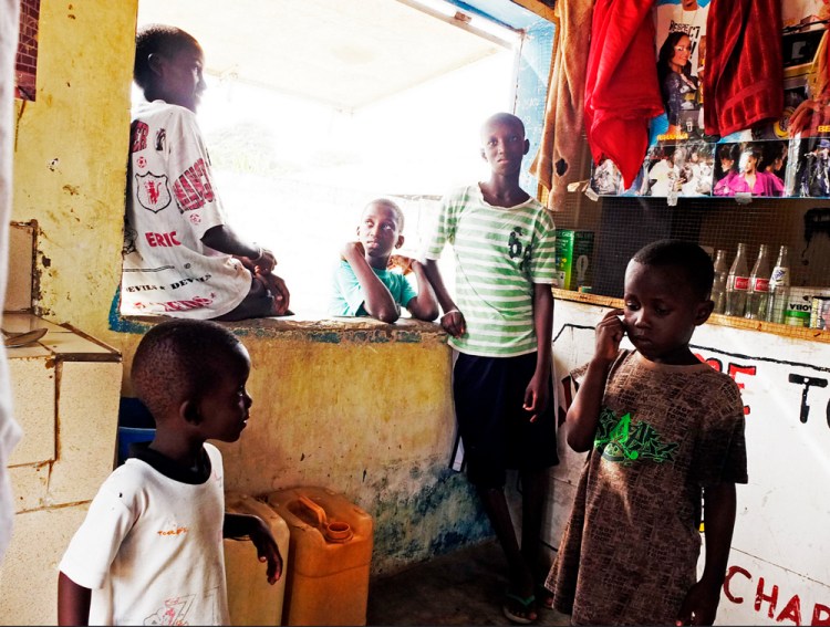 BOYS AT THE LOCAL BARBER SHOP KARTONG © HELEN JONES-FLORIO