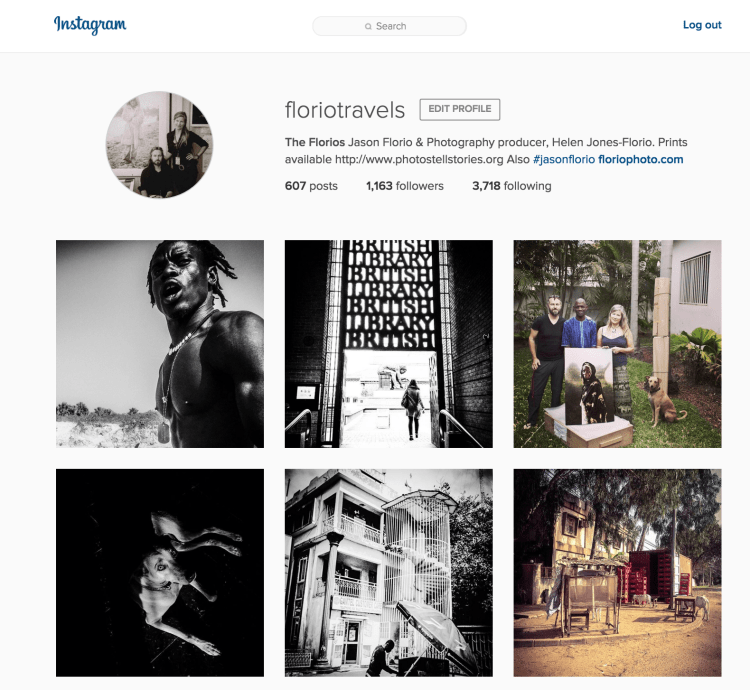 Instagram - Florio Travels - West Africa, Europe, USA, and on