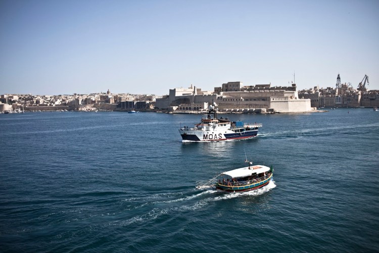 The Phoenix Heads out of Grand Harbour, Malta © Helen Jones-Florio