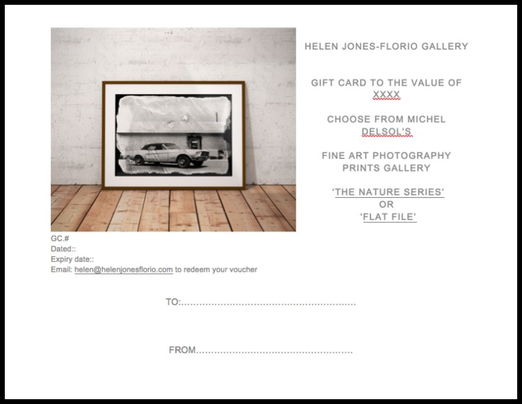 Gift cards - beautiful photography prints from the HJF online gallery