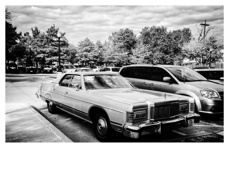 Mercury Grand Marquis, vintage car, Dallas TX ©Helen Jones-Florio