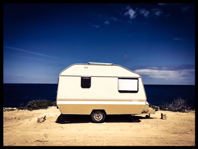 Caravan with a view, Malta © Helen Jones-Florio