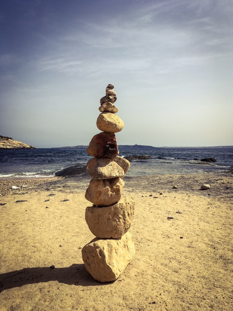 Balanced rocks, Ghajnsielem, Malta ©Helen Jones-Florio