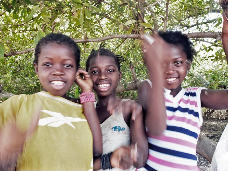 Girls just wanna have fun, Kemoto Point, Gambia © Helen Jones-Florio