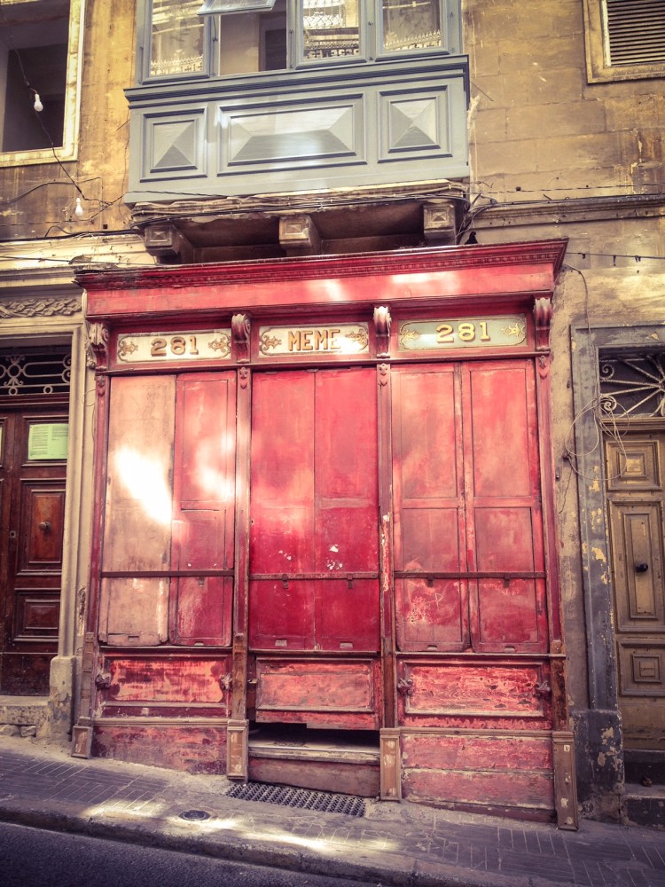 Disappearing Malta Series - 'Meme' vintage shop front, Valletta, Malta ©Helen Jones-Florio