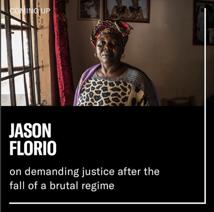 Open Society Foundation Instagram Takeover – images ©Jason Florio  'Gambia-Victims and Resisters of a Regime