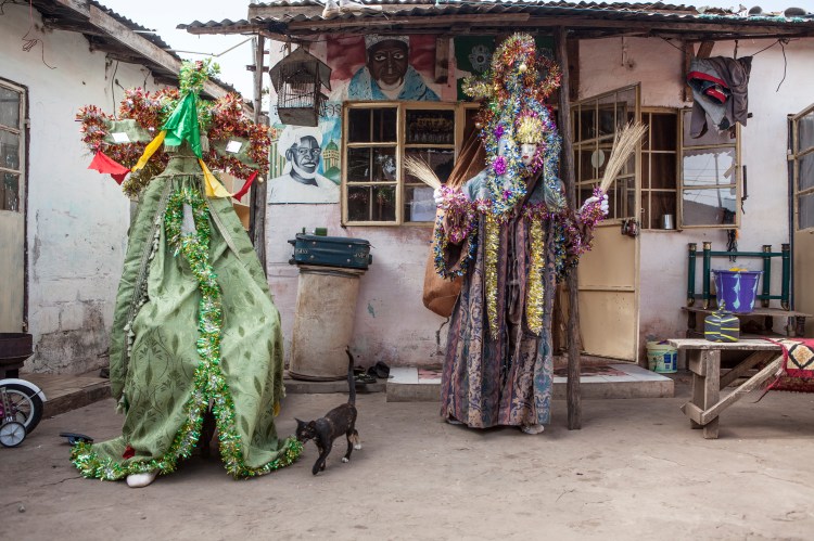 'Fairies' traditional masquerades, The Gambia, West Africa © Jason Florio photography