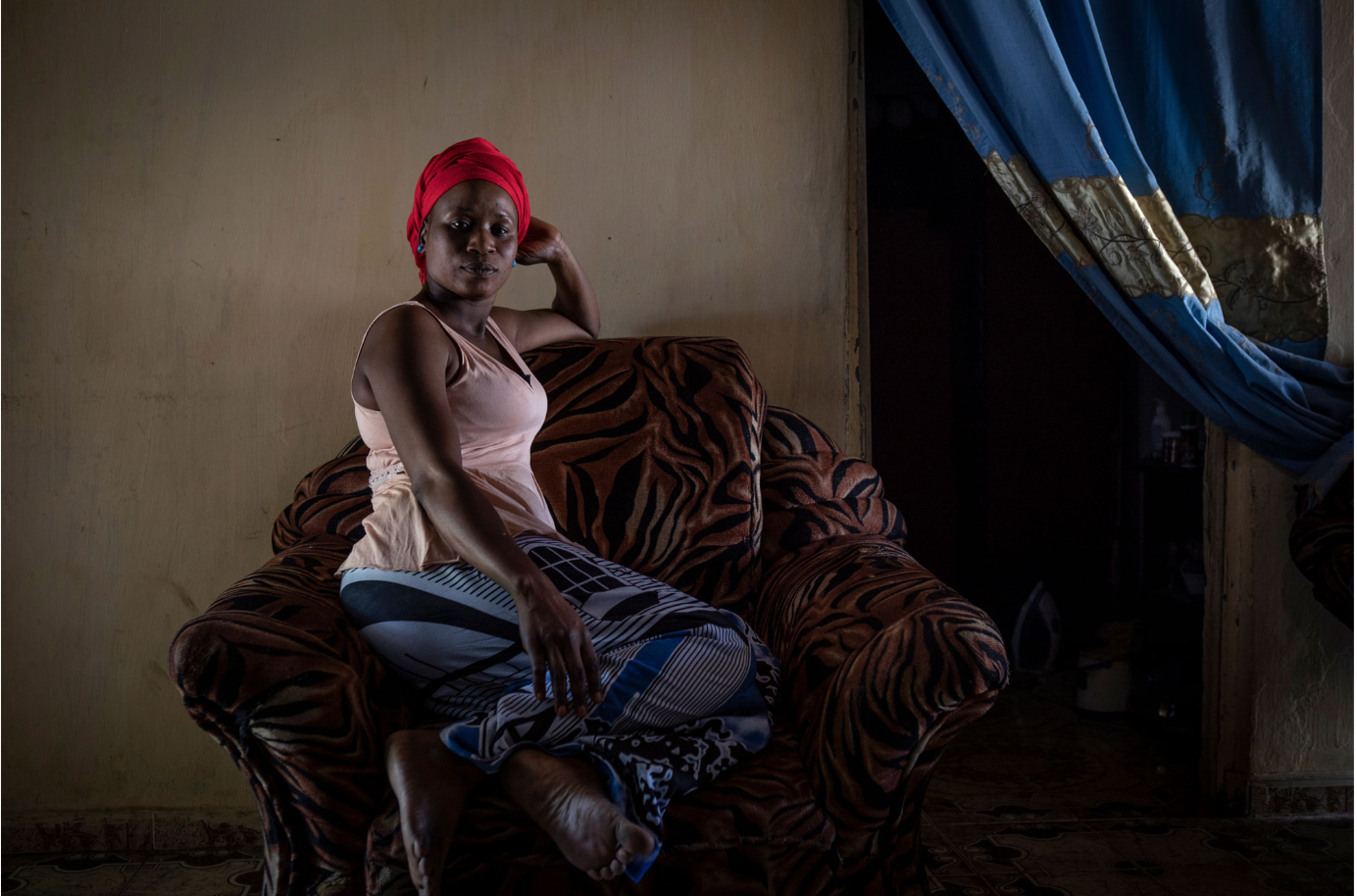 Bintu was detained and raped by 3 masked security officers - Gambia victims and resisters portraits ©Jason Florio