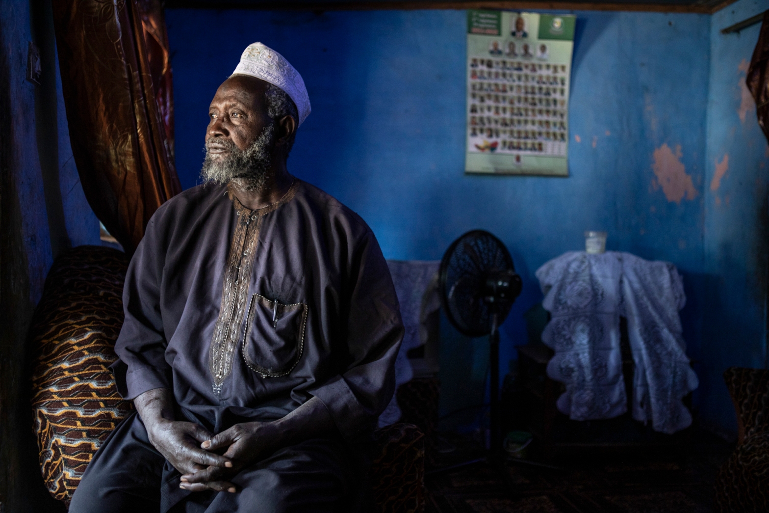 The Witch Hunts of 2009, The Gambia - Sankung Balajo, one of over one thousand elders abducted on the orders of then-President, Yahya Jammeh.. © Jason Florio/Helen Jones-Florio ﻿