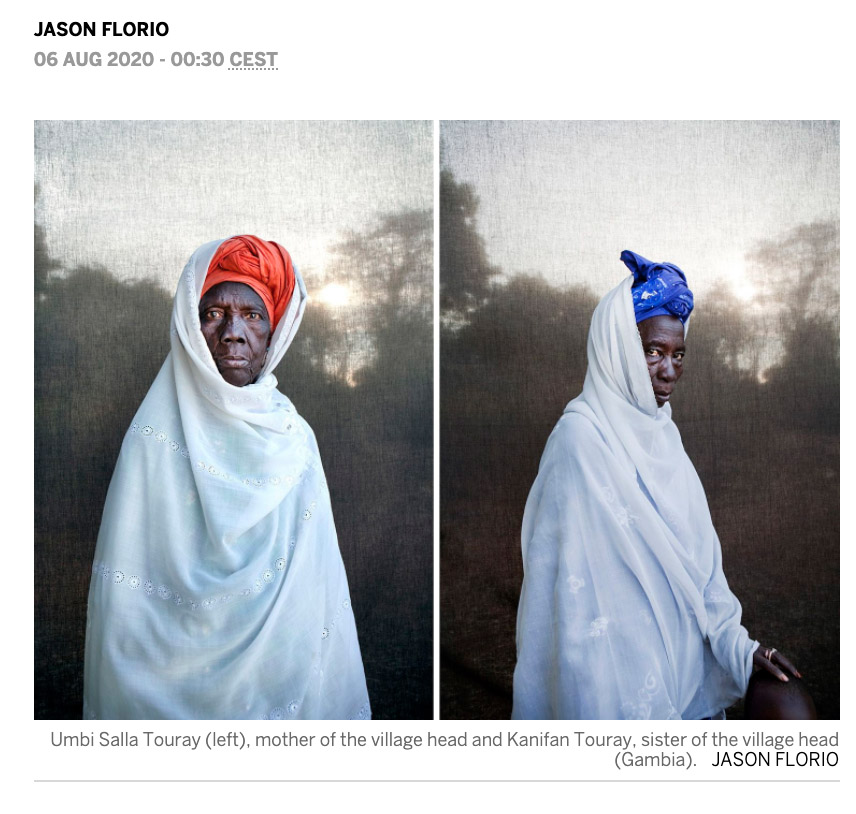 PRESS: El Pais 'Tribal Royalty' (4/6) - portraits by Jason Florio of Gambian chiefs (alkalos) and elders