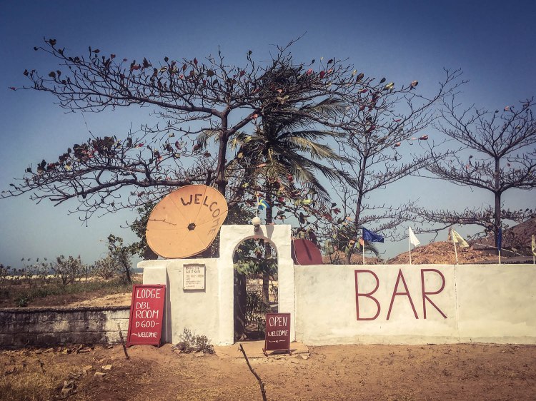 Gambia - R.I.P. Radio Syd the exterior of what was the first commercial radio station in Africa, Banjul, The Gambia, West Africa. Image ©Helen Jones-Florio