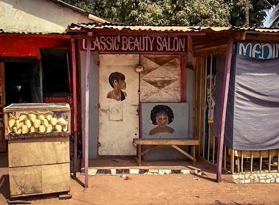 #GambiaDoors - Classic Beauty Salon, Serekunda, ​The Gambia. Photography prints ©Helen Jones-Florio