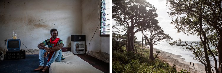 CAP PRIZE SHORTLIST 2021:Nana-Jo Ndow, daughter of Saul Ndow, holding a picture of her father who, in 2013, was forcibly disappeared from Senegal by Gambian security forces and murdered ©Jason Florio / Helen Jones-Florio