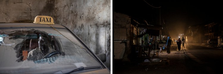 CAP PRIZE SHORTLIST 2021: PA Ousman Njie sitting in his taxi - April 14th 2016 and arrested by the former president, Yahya Jammeh’s, security forces. He was taken to the National Intelligence Agency and tortured. Image ©Jason Florio / Helen Jones-Florio