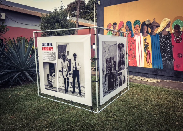 Exhibition images from 'Hidden Gambia' in the garden of Alliance Francaise, The Gambia - photography