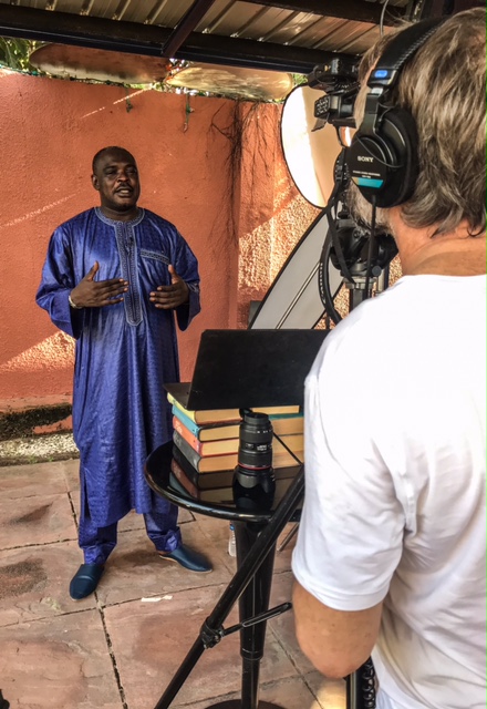 FILMING FOR AMNESTY INTERNATIONAL AFRICA_GAYE SOW