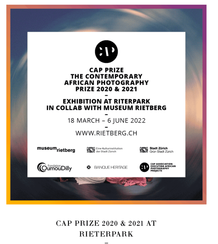 Cap-Prize 2020-2021 Exhibition, Rieter Park, Zurich, 18 March-6 June, 2022 - advertisement